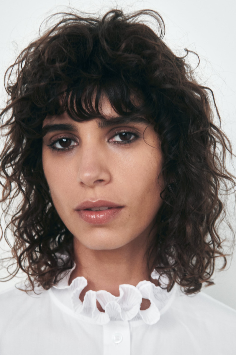 Mica Arganaraz featured in  the Zara catalogue for Autumn/Winter 2023