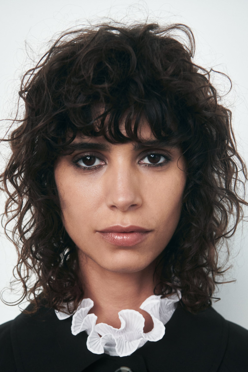 Mica Arganaraz featured in  the Zara catalogue for Autumn/Winter 2023