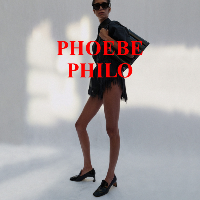 Mica Arganaraz featured in  the Phoebe Philo advertisement for Autumn/Winter 2023