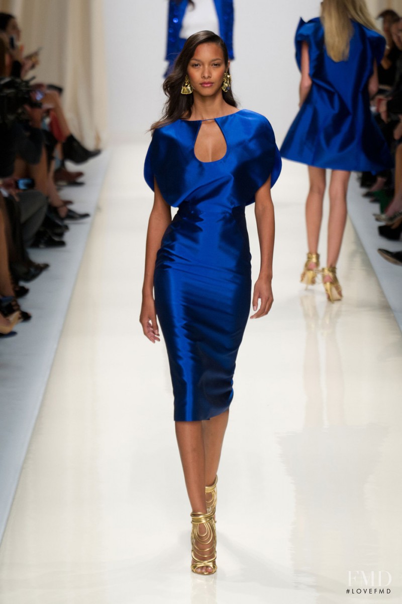 Lais Ribeiro featured in  the Valentin Yudashkin fashion show for Spring/Summer 2014