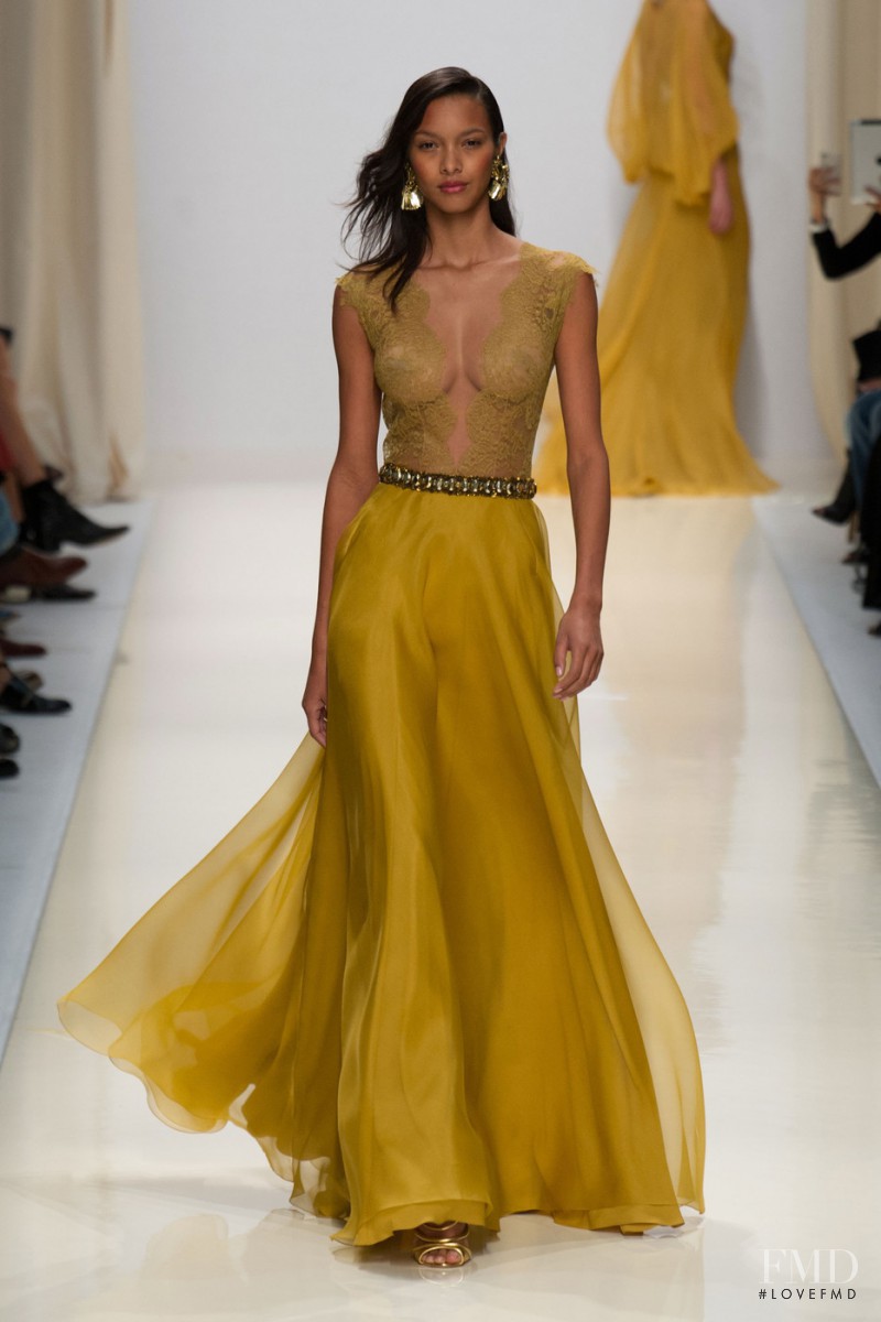 Lais Ribeiro featured in  the Valentin Yudashkin fashion show for Spring/Summer 2014