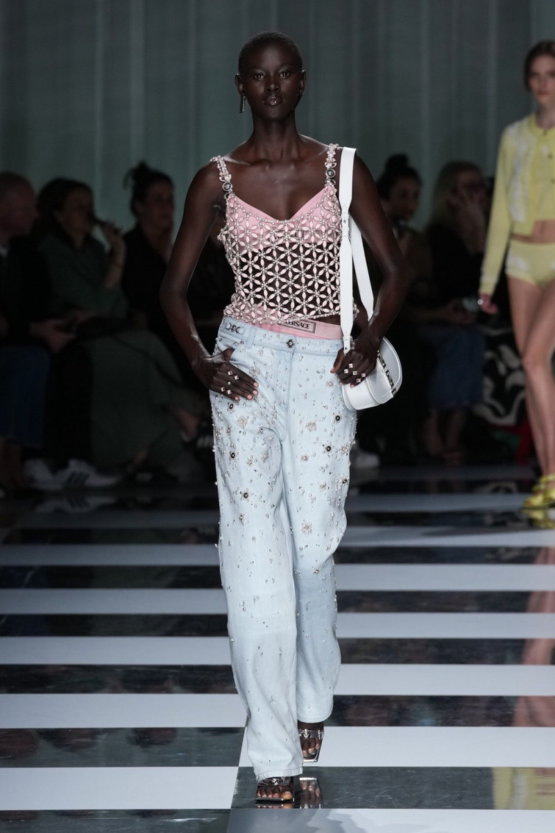 Rejoice Chuol featured in  the Versace fashion show for Spring/Summer 2024