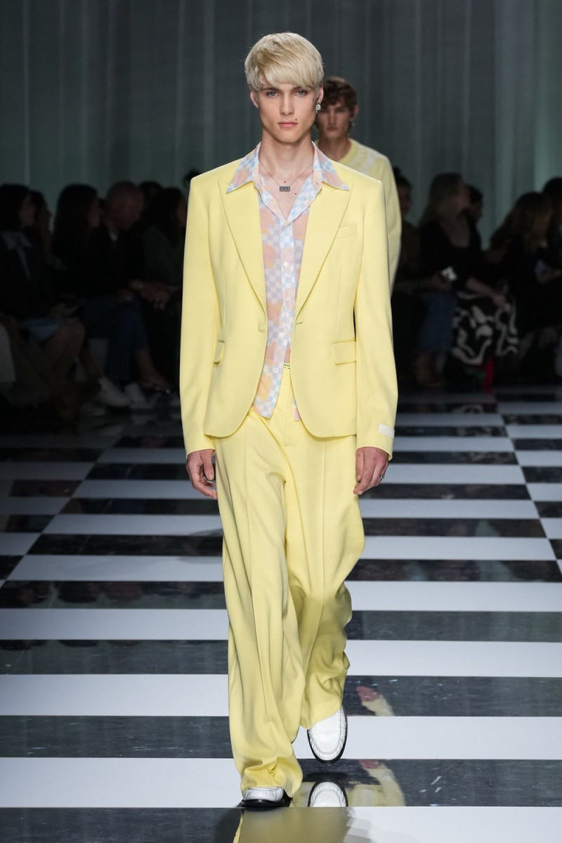 Samuel Owen featured in  the Versace fashion show for Spring/Summer 2024