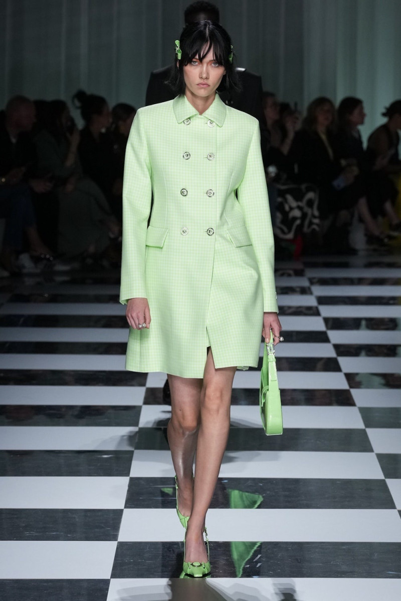 Sofia Steinberg featured in  the Versace fashion show for Spring/Summer 2024