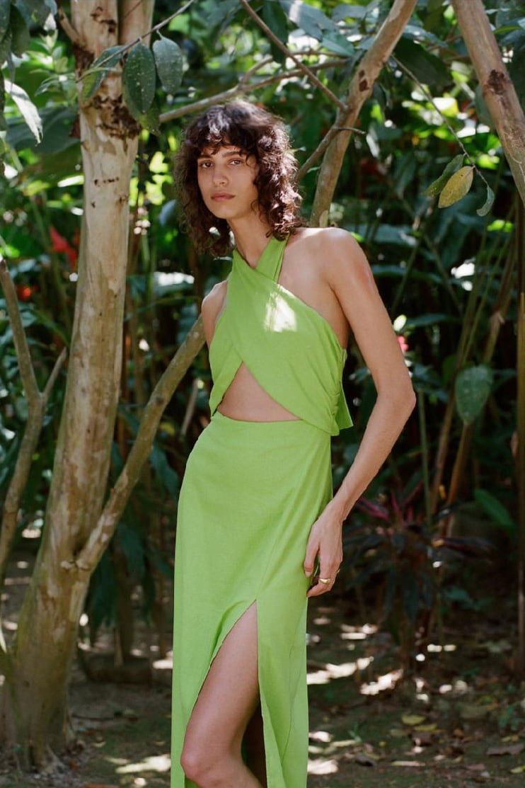 Mica Arganaraz featured in  the Zara lookbook for Summer 2023
