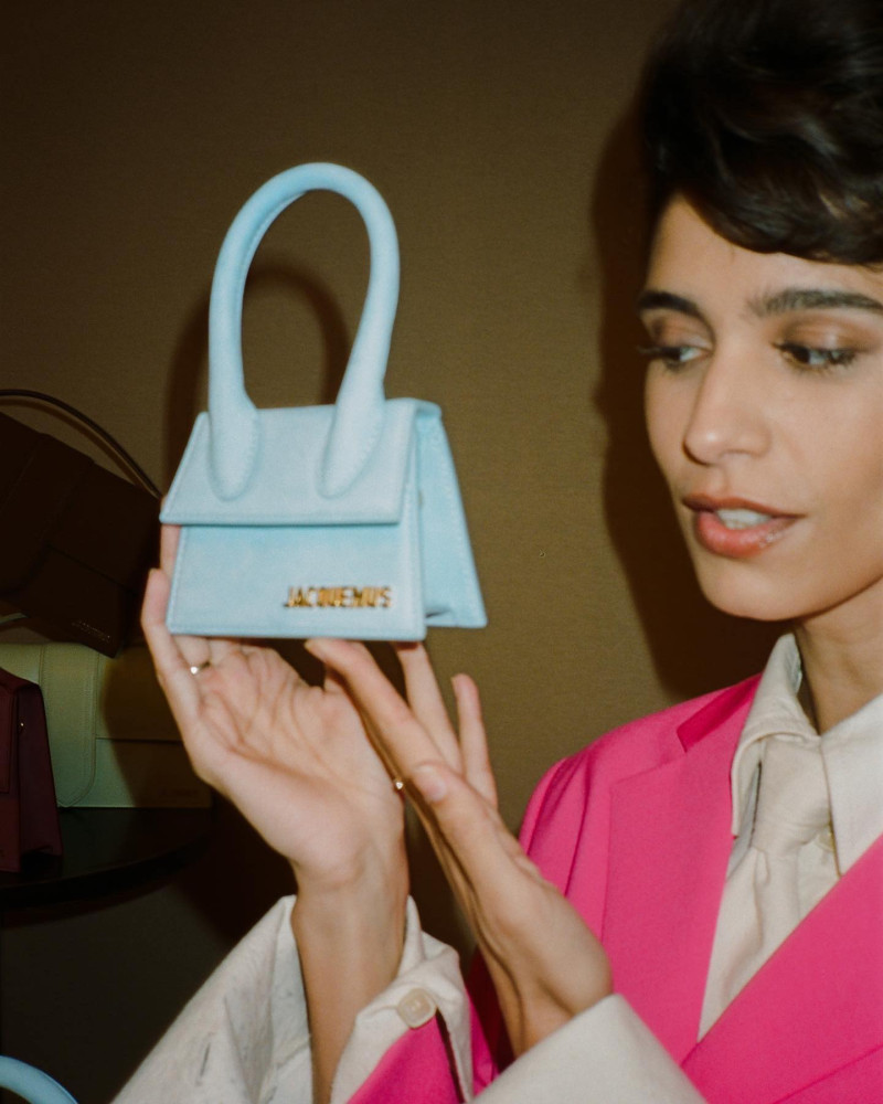 Mica Arganaraz featured in  the Jacquemus advertisement for Holiday 2022