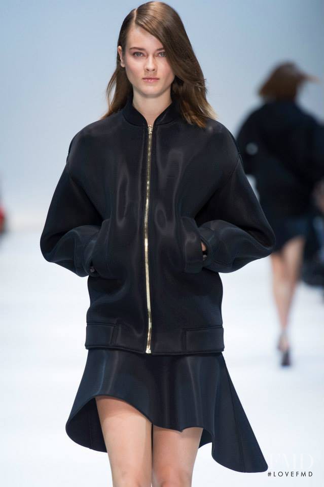 Monika Jagaciak featured in  the Guy Laroche fashion show for Spring/Summer 2014
