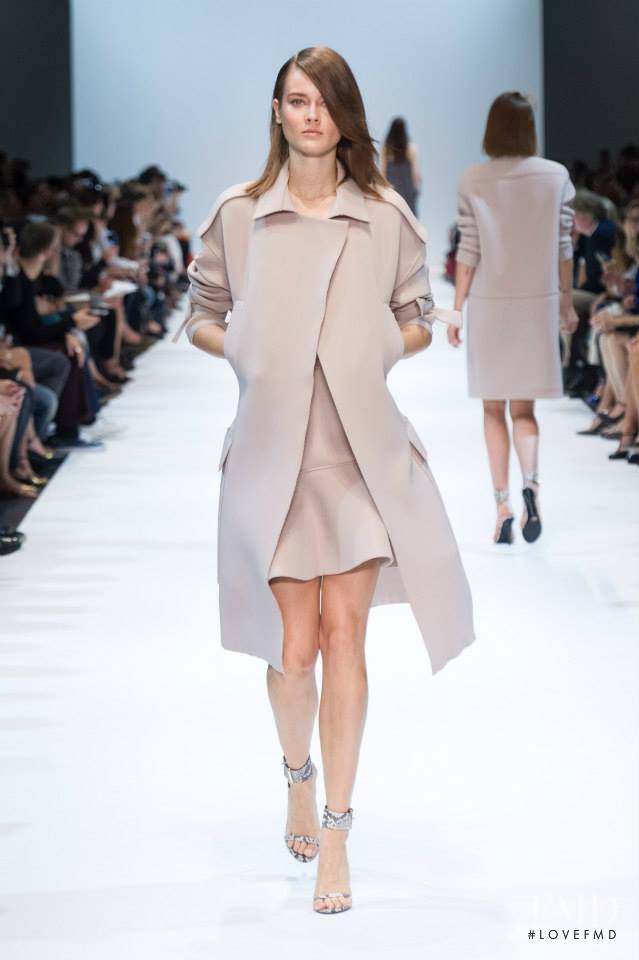 Monika Jagaciak featured in  the Guy Laroche fashion show for Spring/Summer 2014