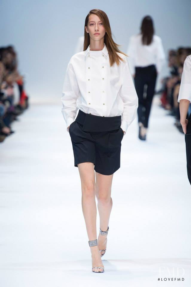 Alana Zimmer featured in  the Guy Laroche fashion show for Spring/Summer 2014