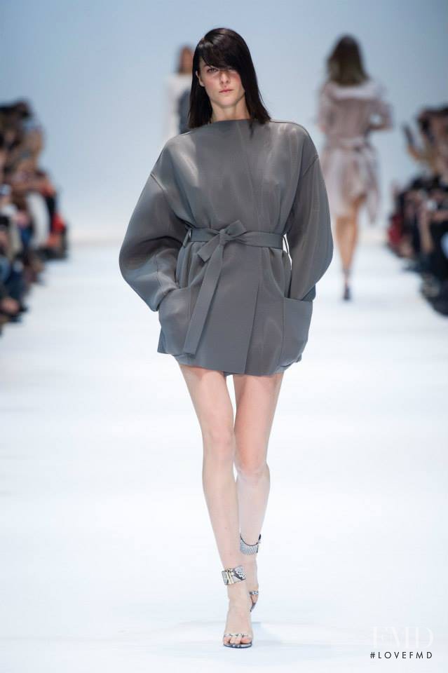 Zenia Sevastyanova featured in  the Guy Laroche fashion show for Spring/Summer 2014
