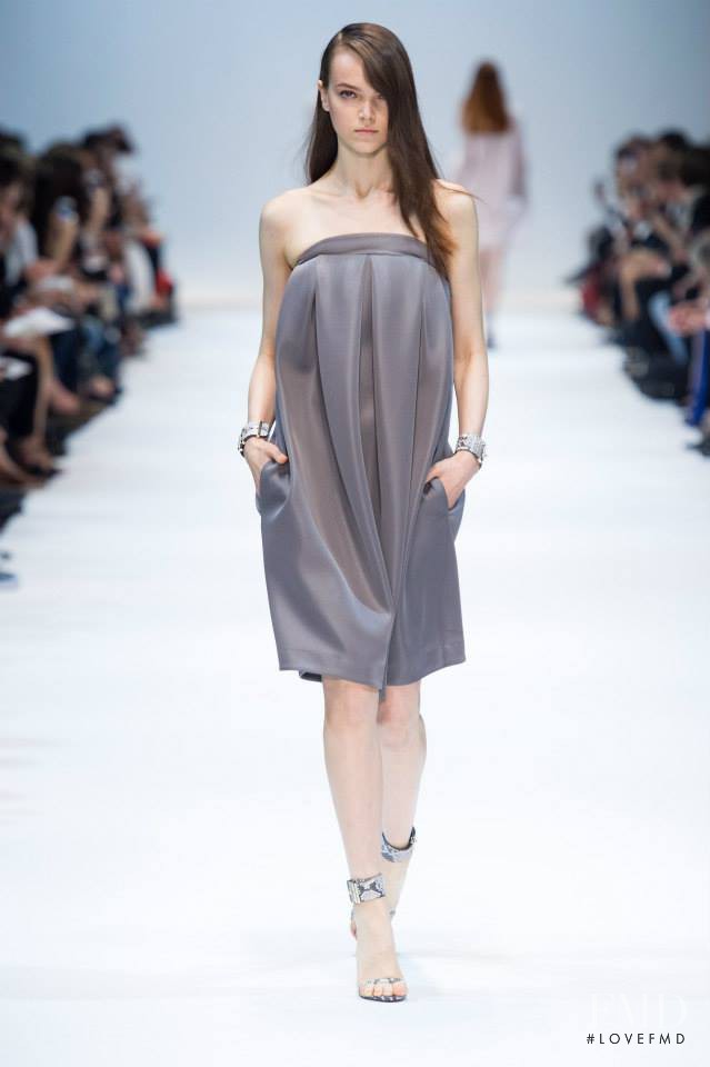 Jenna Earle featured in  the Guy Laroche fashion show for Spring/Summer 2014
