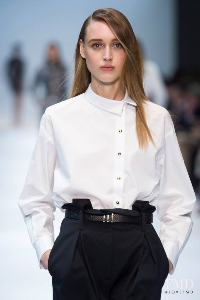 Tabea Weyrauch featured in  the Guy Laroche fashion show for Spring/Summer 2014