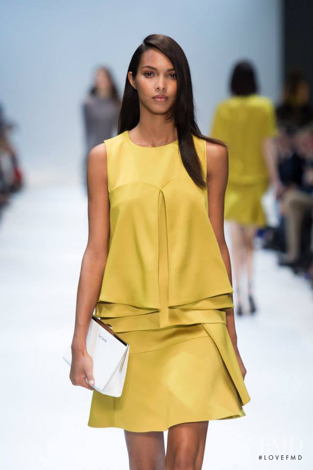 Lais Ribeiro featured in  the Guy Laroche fashion show for Spring/Summer 2014