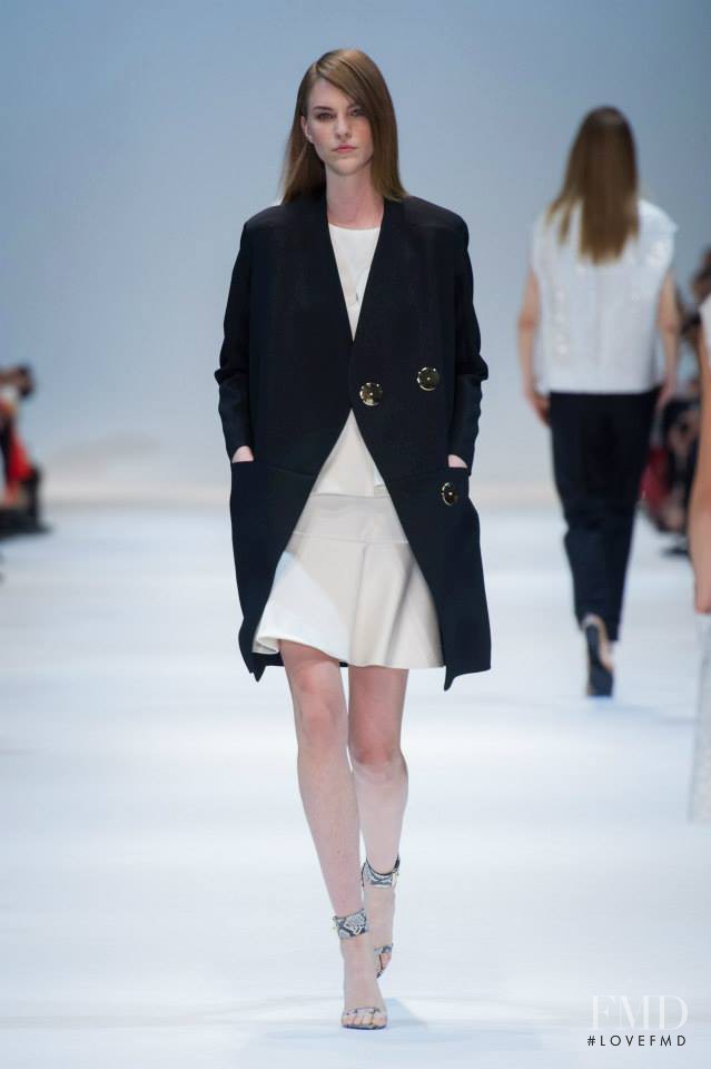 Nicole Pollard featured in  the Guy Laroche fashion show for Spring/Summer 2014