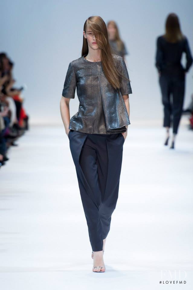 Elena Bartels featured in  the Guy Laroche fashion show for Spring/Summer 2014