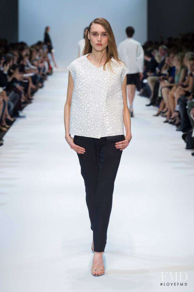 Tabea Weyrauch featured in  the Guy Laroche fashion show for Spring/Summer 2014