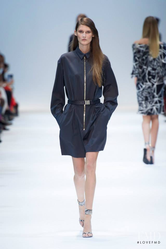Marie Piovesan featured in  the Guy Laroche fashion show for Spring/Summer 2014