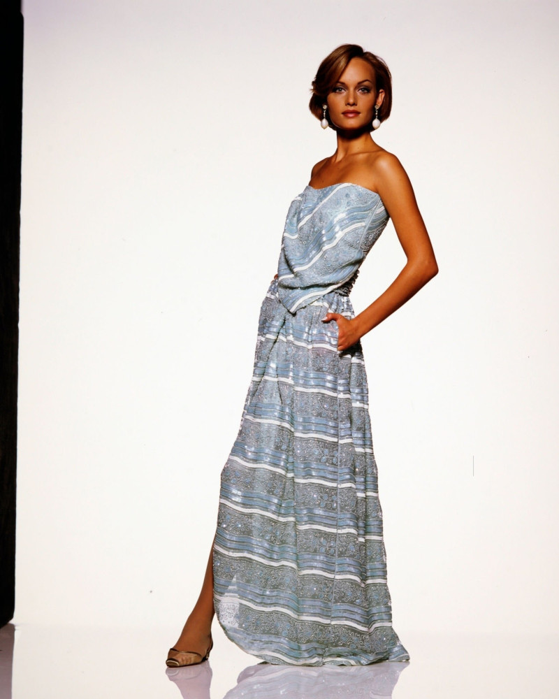 Amber Valletta featured in  the Giorgio Armani lookbook for Spring/Summer 1993
