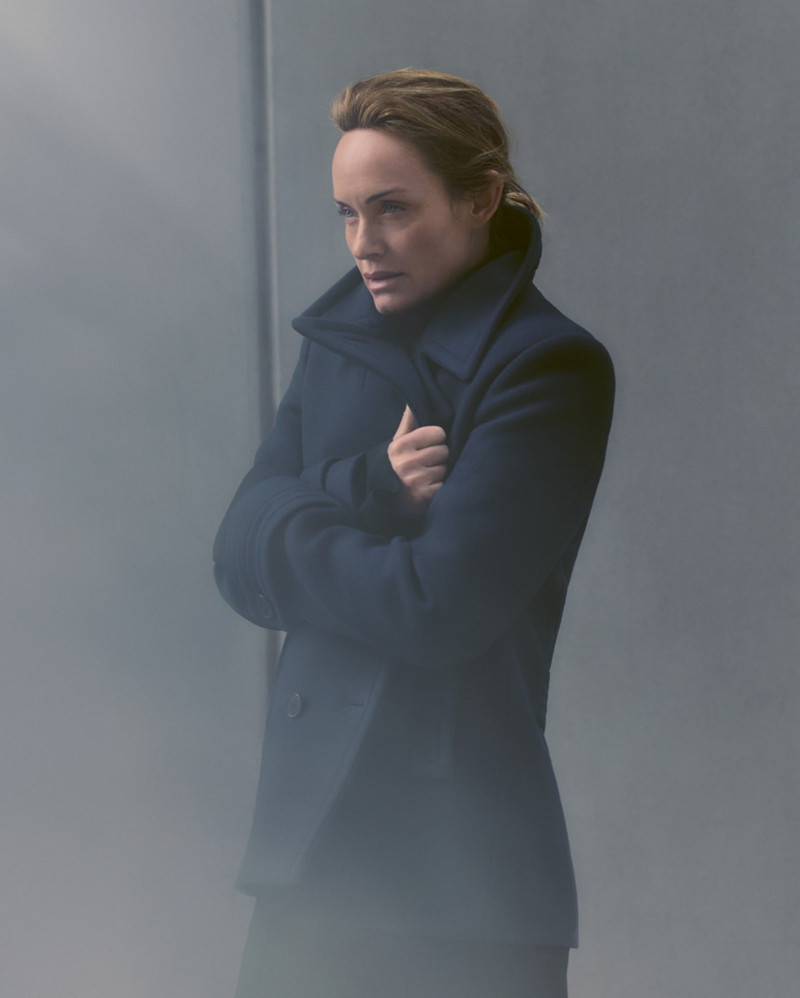 Amber Valletta featured in  the Joseph advertisement for Autumn/Winter 2023