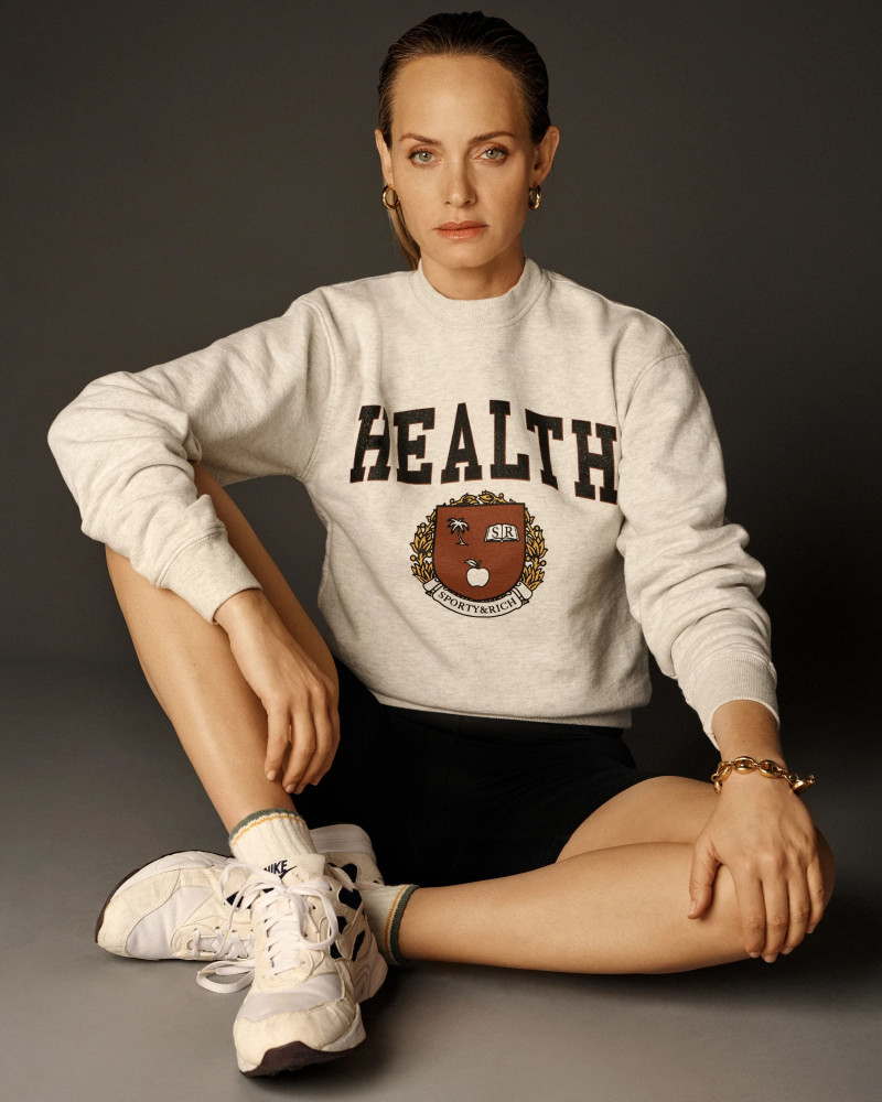 Amber Valletta featured in  the Sporty & Rich lookbook for Spring/Summer 2021