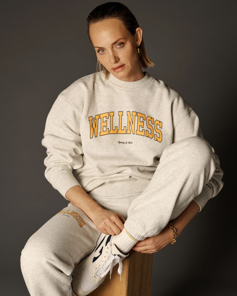 Amber Valletta featured in  the Sporty & Rich lookbook for Spring/Summer 2021