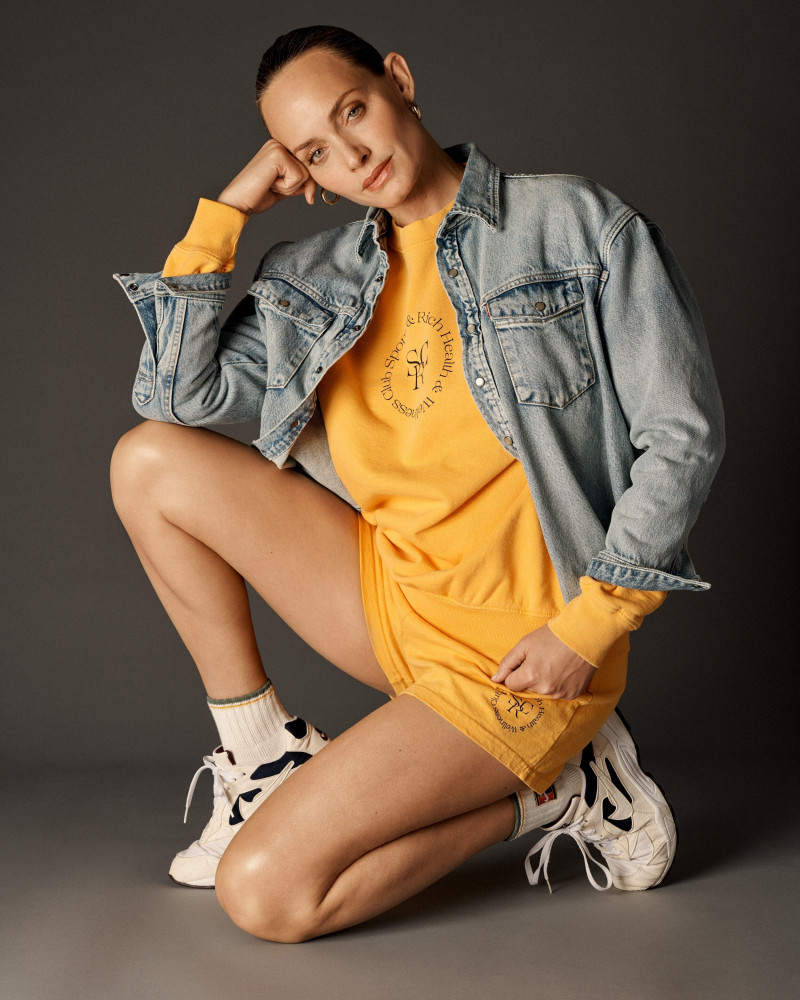 Amber Valletta featured in  the Sporty & Rich lookbook for Spring/Summer 2021