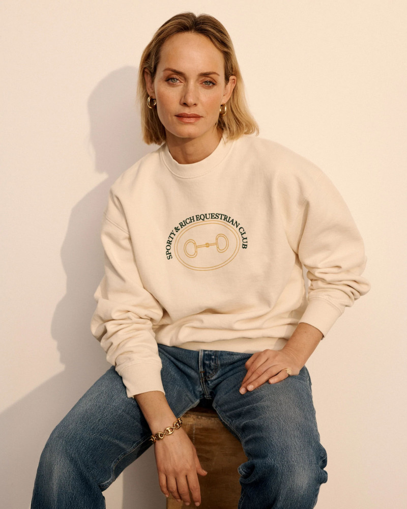 Amber Valletta featured in  the Sporty & Rich lookbook for Spring/Summer 2021