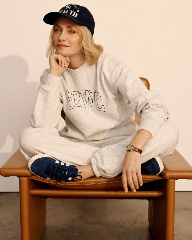 Amber Valletta featured in  the Sporty & Rich lookbook for Spring/Summer 2021