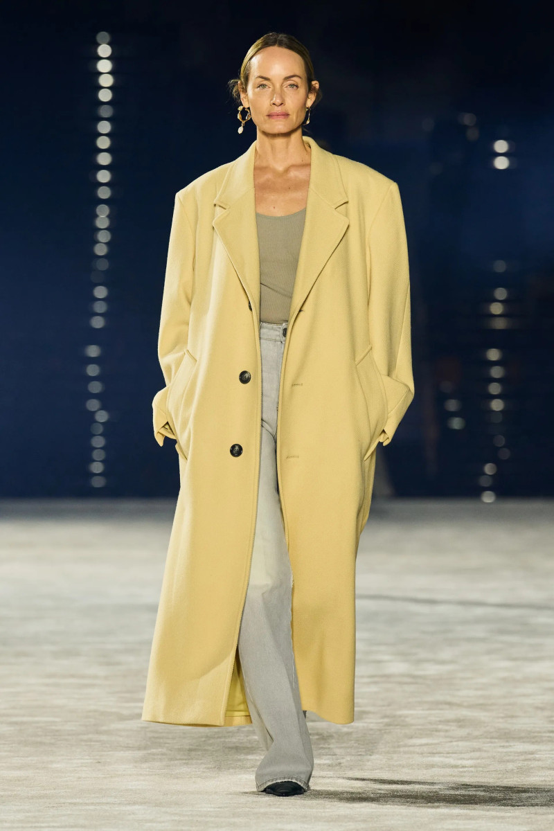 Amber Valletta featured in  the Ami Paris fashion show for Autumn/Winter 2023