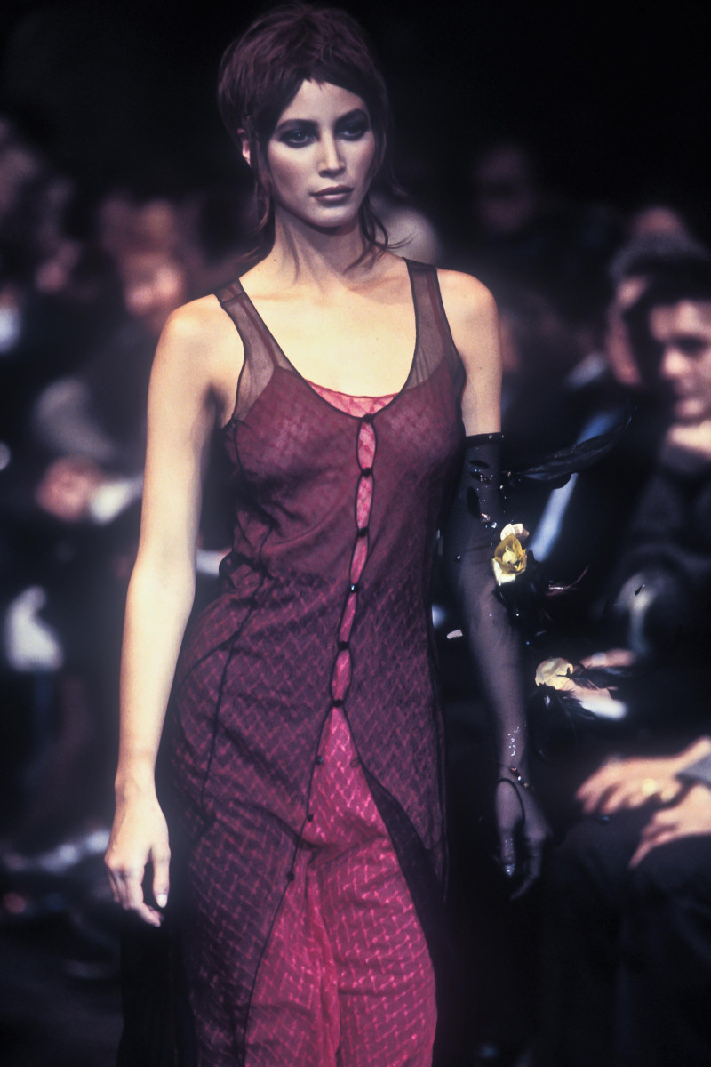 Christy Turlington featured in  the Martine Sitbon fashion show for Autumn/Winter 1993