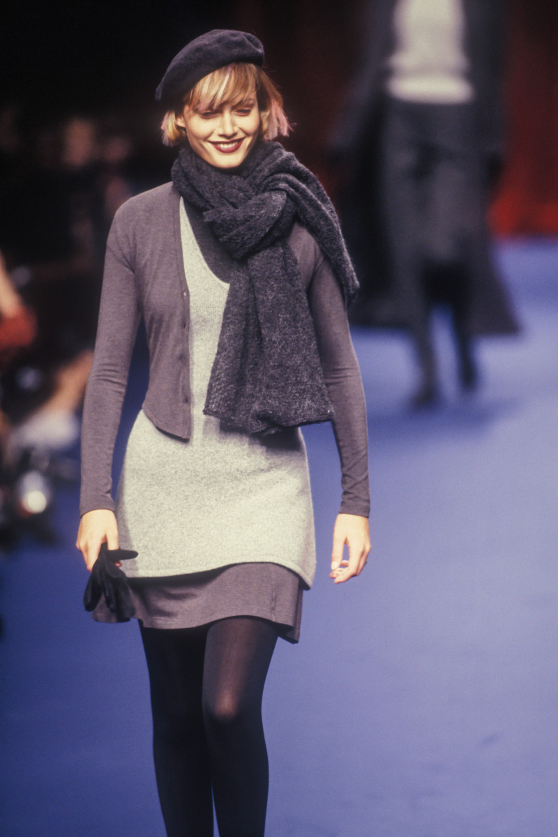 Amber Valletta featured in  the Michel Klein Cher fashion show for Autumn/Winter 1994