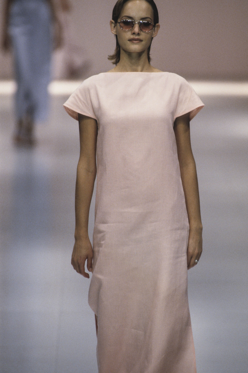 Amber Valletta featured in  the Genny fashion show for Spring/Summer 1994