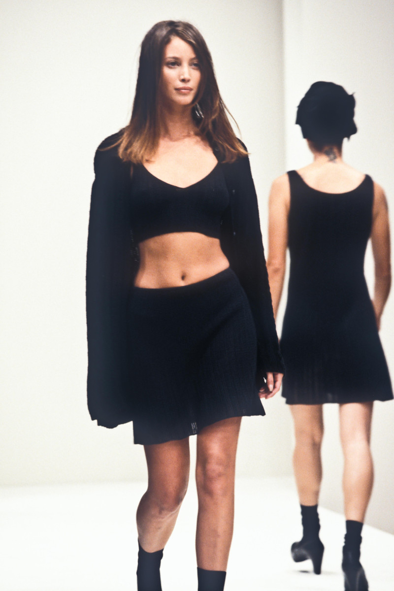Christy Turlington featured in  the Prada fashion show for Spring/Summer 1994