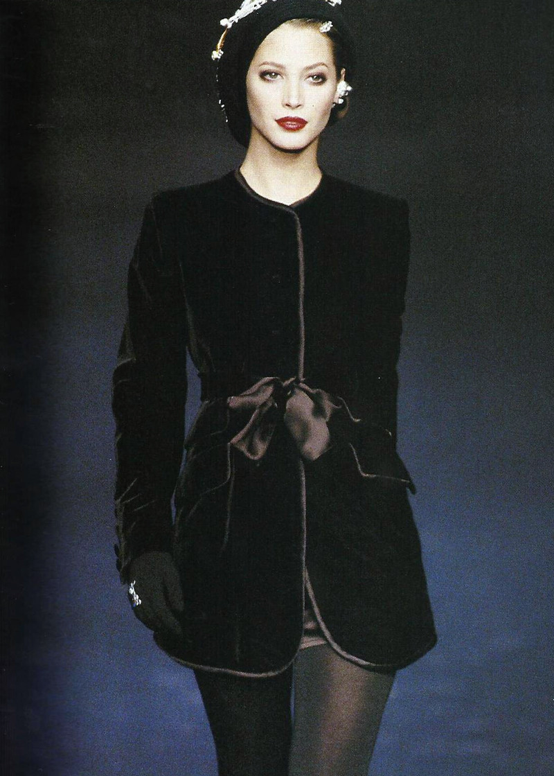 Christy Turlington featured in  the Sonia Rykiel fashion show for Autumn/Winter 1994