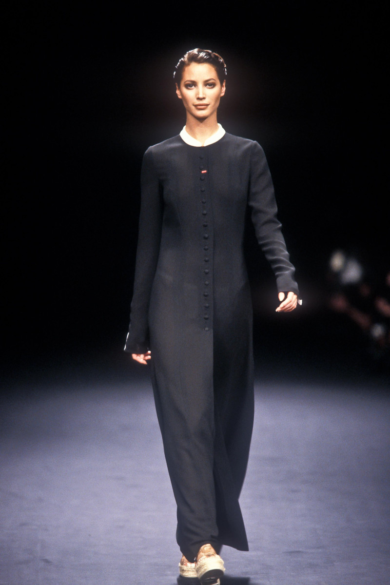 Christy Turlington featured in  the Sonia Rykiel fashion show for Spring/Summer 1994