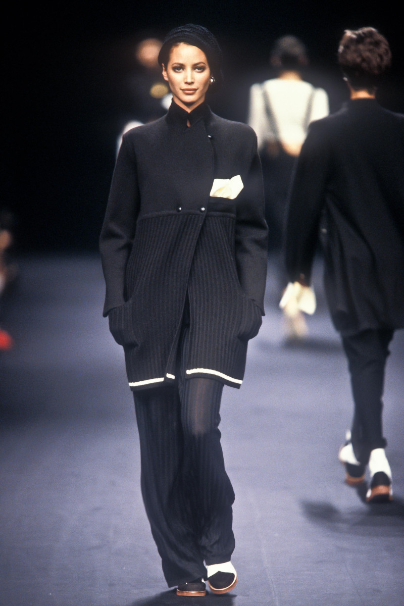 Christy Turlington featured in  the Sonia Rykiel fashion show for Spring/Summer 1994