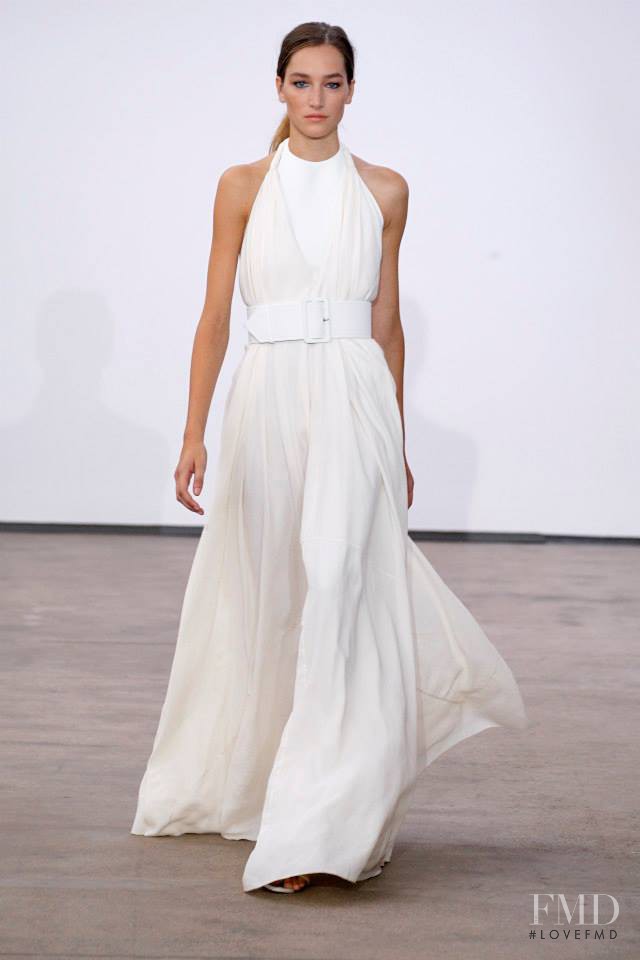 Joséphine Le Tutour featured in  the Derek Lam fashion show for Spring/Summer 2014