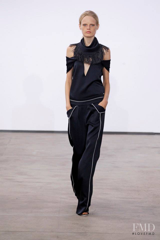 Hanne Gaby Odiele featured in  the Derek Lam fashion show for Spring/Summer 2014