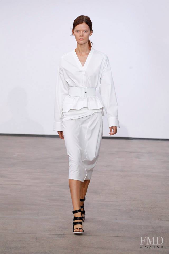 Irina Kravchenko featured in  the Derek Lam fashion show for Spring/Summer 2014