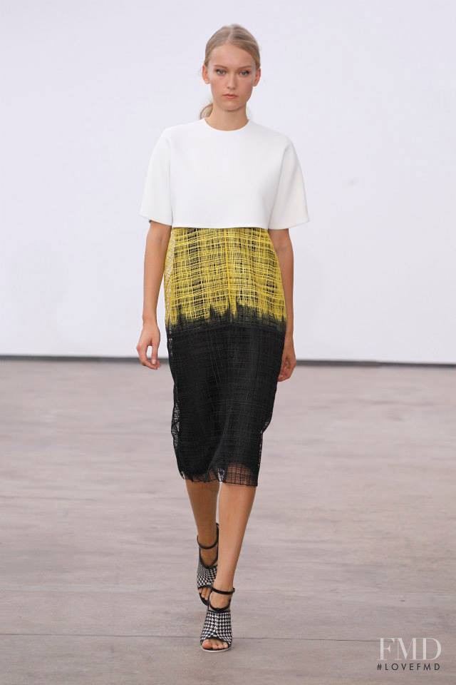 Katerina Ryabinkina featured in  the Derek Lam fashion show for Spring/Summer 2014