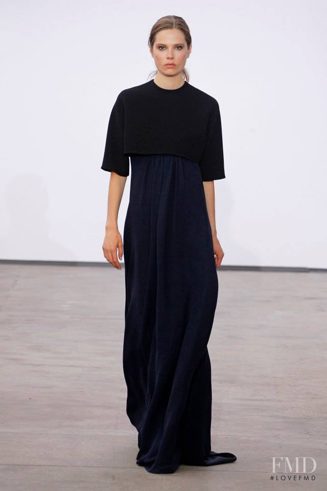 Caroline Brasch Nielsen featured in  the Derek Lam fashion show for Spring/Summer 2014