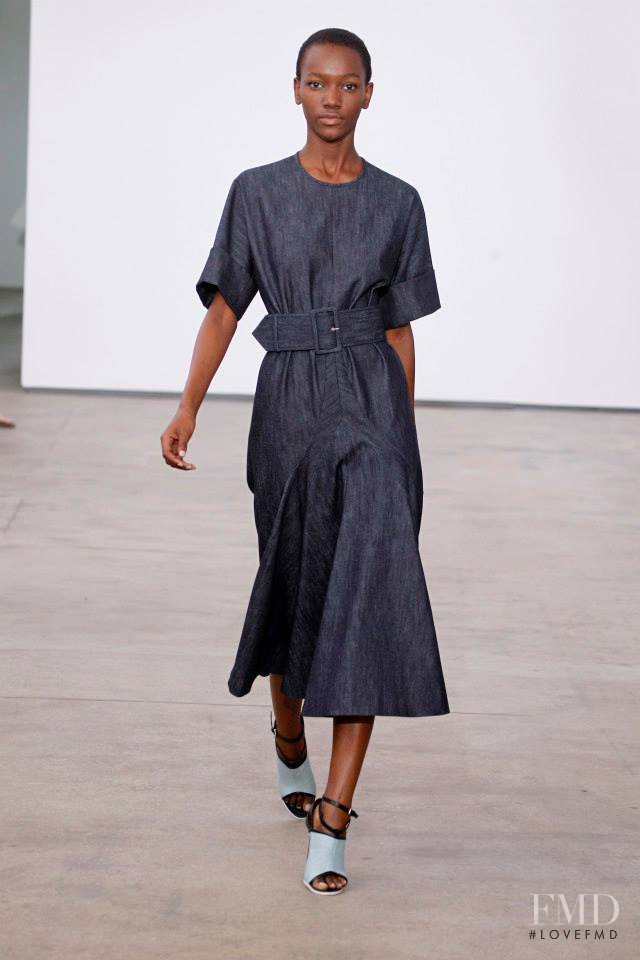 Herieth Paul featured in  the Derek Lam fashion show for Spring/Summer 2014