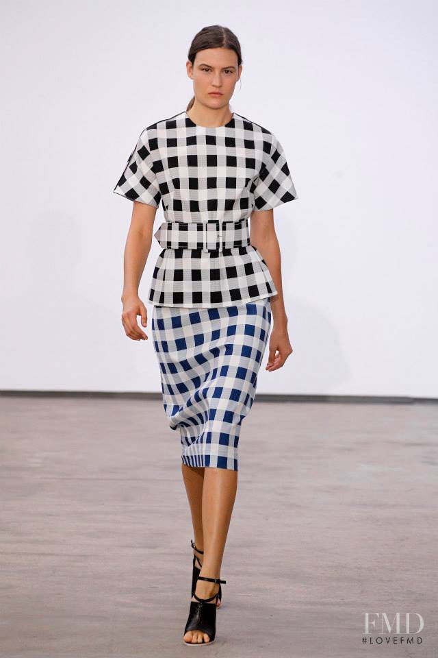 Maria Borges featured in  the Derek Lam fashion show for Spring/Summer 2014