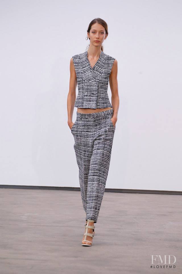 Alana Zimmer featured in  the Derek Lam fashion show for Spring/Summer 2014