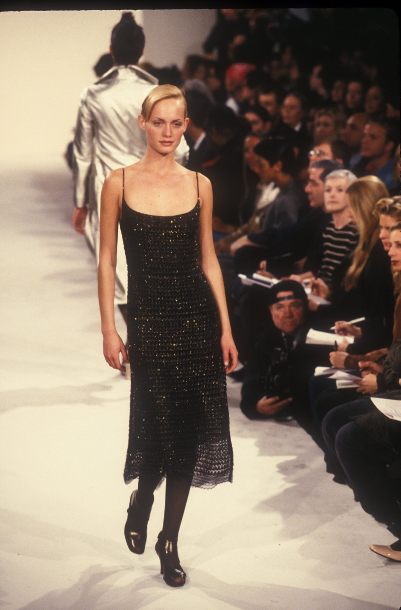 Amber Valletta featured in  the Marc Jacobs fashion show for Autumn/Winter 1996