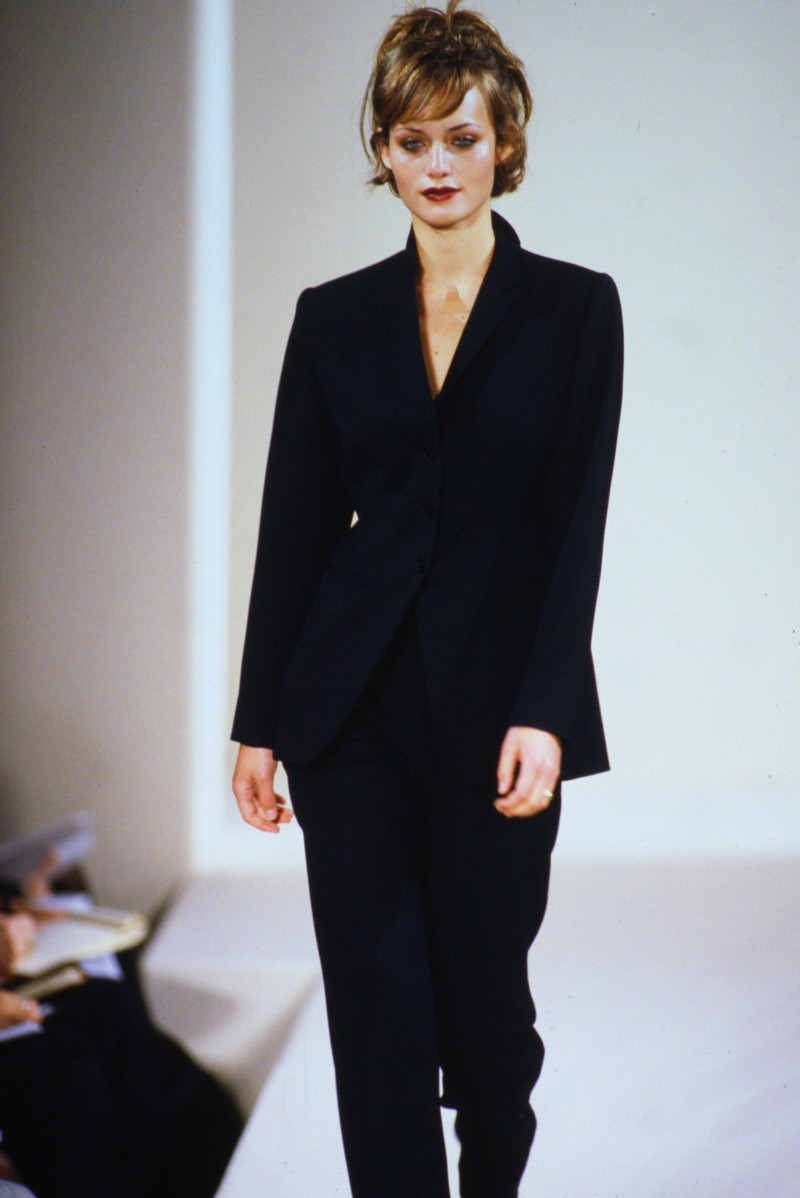 Amber Valletta featured in  the Mark Eisen fashion show for Autumn/Winter 1994