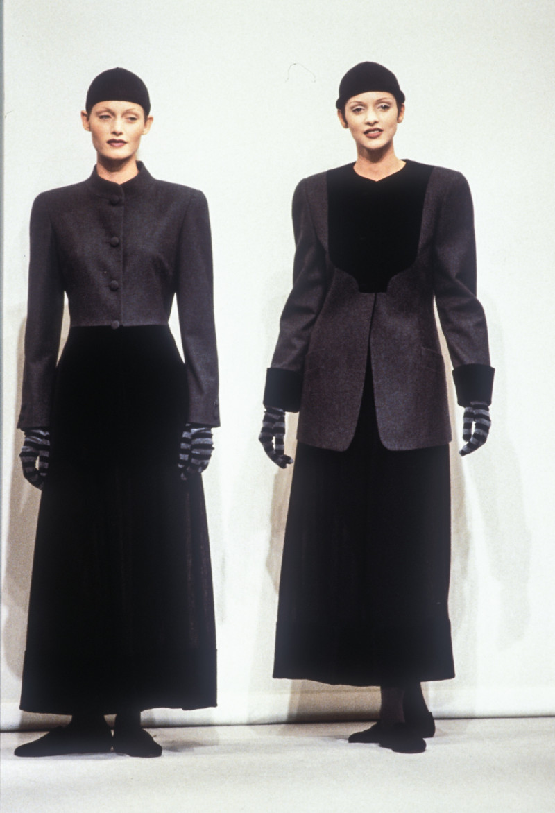 Amber Valletta featured in  the Krizia fashion show for Autumn/Winter 1993