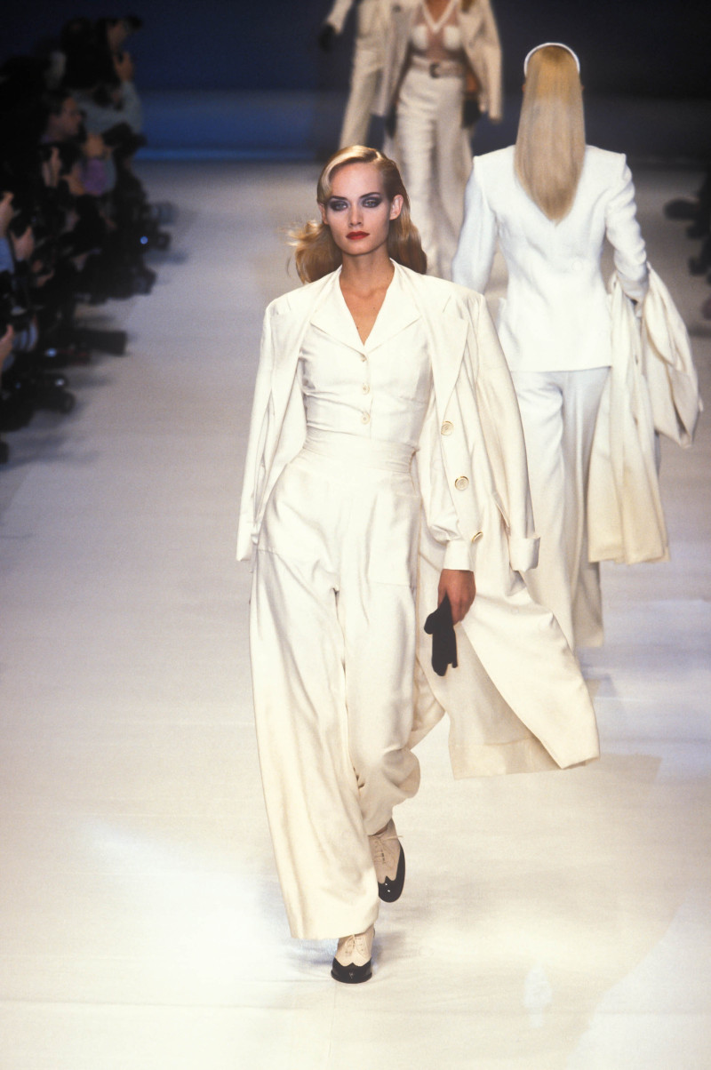 Amber Valletta featured in  the Christian Dior fashion show for Spring/Summer 1996