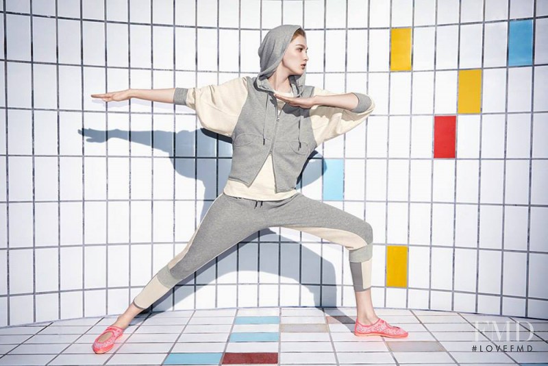 Irina Nikolaeva featured in  the Adidas by Stella McCartney advertisement for Autumn/Winter 2013