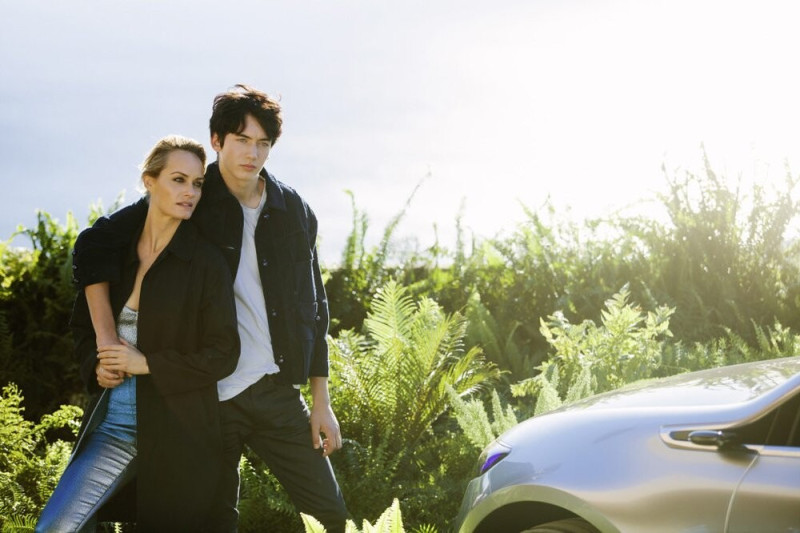 Amber Valletta featured in  the Mercedes-Benz advertisement for Fall 2017